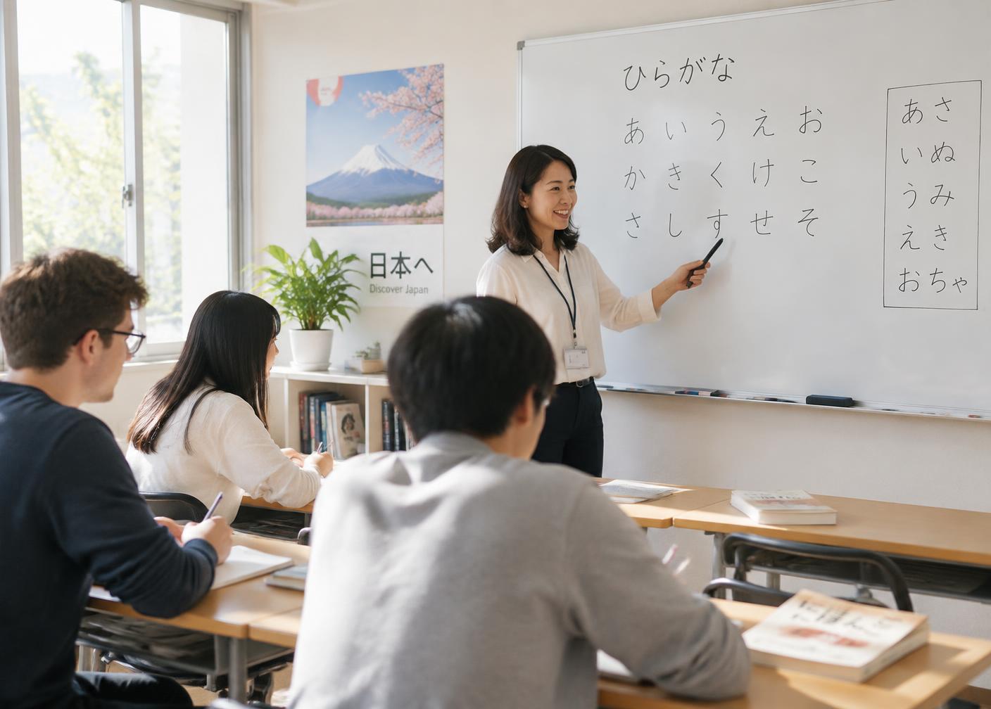 Japanese class at YPS Language Center
